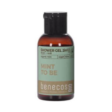 Benecos Mini Shower Gel Mint Organic 50ml