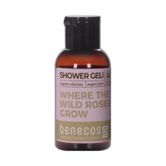 Benecos Mini Shower Gel Rose Organic 50ml