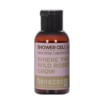 Benecos Mini Shower Gel Rose Organic 50ml