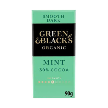 Green & Black’s Smooth 50% Cocoa Mint Chocolate Organic 90g