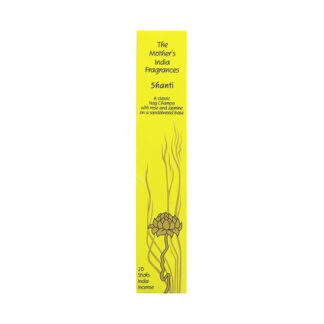 The Mother's India Shanti Incense 20 sticks