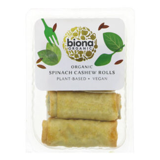 Biona Spinach Cashew Rolls 250g