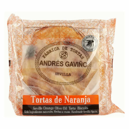 Fabrica De Tortas Andres Gavino Seville Sweet Orange Olive Oil Biscuits 180g