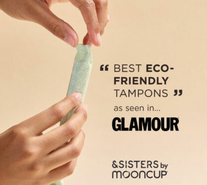 &SISTERS by Mooncup Applicator Light Tampons Organic 16 pack