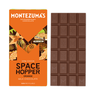 Montezuma Space Hopper Orange Milk Chocolate