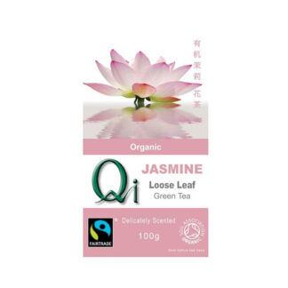 Qi Jasmine Green Tea Loose Leaf Organic 100g