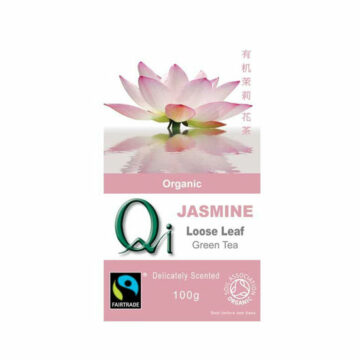 Qi Jasmine Green Tea Loose Leaf Organic 100g