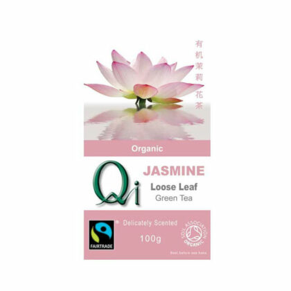 Qi Jasmine Green Tea Loose Leaf Organic 100g