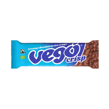 Vego Crisp Creamy Chocolate & Rice Crisps Bar Organic