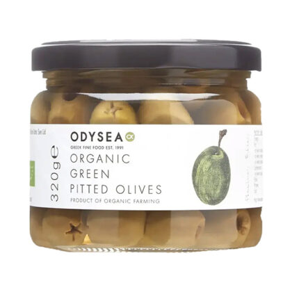Odysea Green Pitted Olives Organic 320g