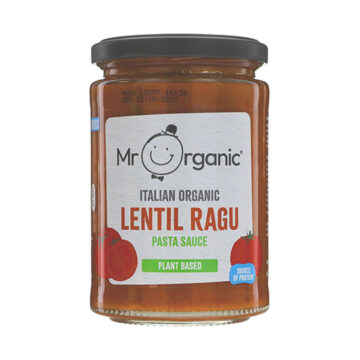 Mr Organic Lentil Ragu Pasta Sauce Organic 350g