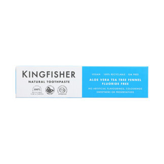 Kingfisher Aloe Vera Tea Tree Fennel Toothpaste Fluoride Free
