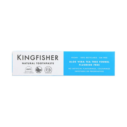 Kingfisher Aloe Vera Tea Tree Fennel Toothpaste Fluoride Free
