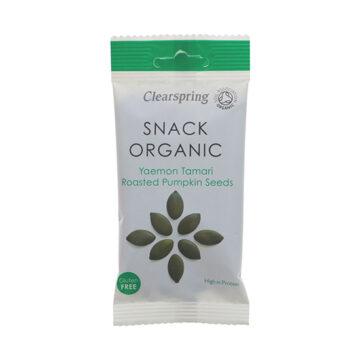 Clearspring Yaemon Tamari Roasted Pumpkin Seeds Organic 30g