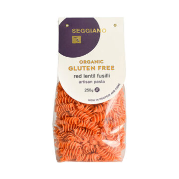 Seggiano Red Lentil Fusilli Organic 250g