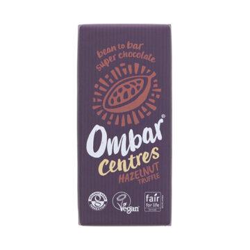 Ombar Centres Hazelnut Truffle Organic 70g