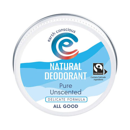 Earth Conscious Natural Deodorant Pure Unscented Delicate Formula