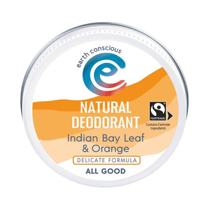 Earth Conscious Natural Deodorant Indian Bay Leaf & Orange Delicate Formula