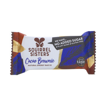 Squirrel Sisters Cacao Brownie Natural Energy Bar 40g