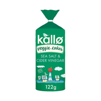 Kallo Lentil & Pea Veggie Cakes Sea Salt & Cider Vinegar 122g