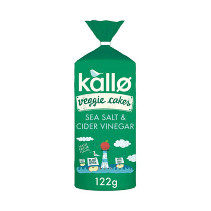 Kallo Lentil & Pea Veggie Cakes Sea Salt & Cider Vinegar 122g