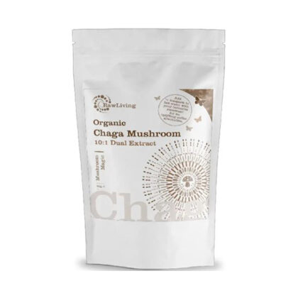Raw Living Organic Chaga Mushroom Powder 50g