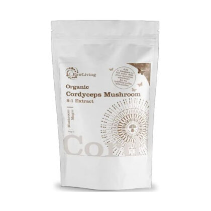 Raw Living Organic Cordyceps Mushroom Powder 50g