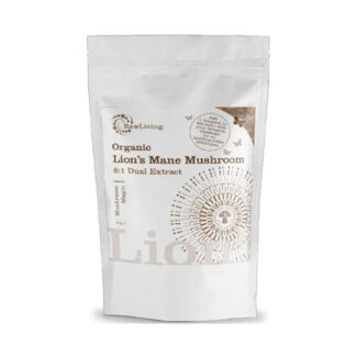 Raw Living Organic Lion's Mane Mushroom Powder 50g