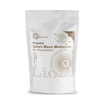 Raw Living Organic Lion’s Mane Mushroom Powder 50g