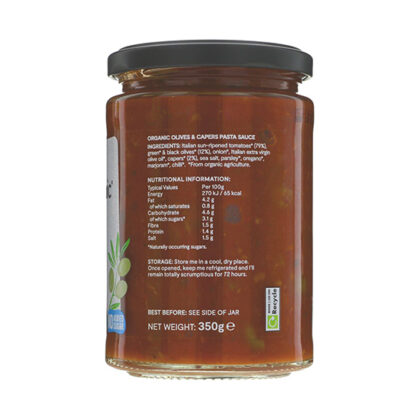 Mr Organic Olives & Capers Pasta Sauce 350g