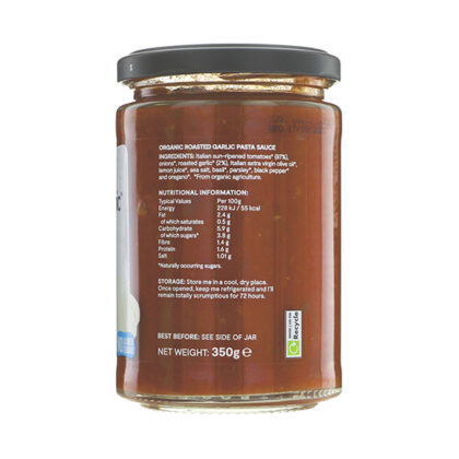 Mr Organic Roasted Garlic Pasta Sauce 350g