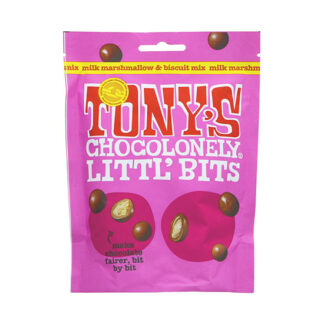 Tony's Chocolonely Littl' Bits Milk Marshmallow & Biscuit Mix 100g