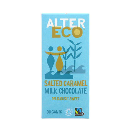 Alter Eco Salted Caramel Milk Chocolate Organic 100g