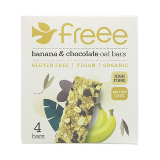 Freee by Doves Farm Banana & Chocolate Oat Bars Organic 4 pack