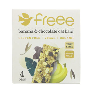 Freee by Doves Farm Banana & Chocolate Oat Bars Organic 4 pack