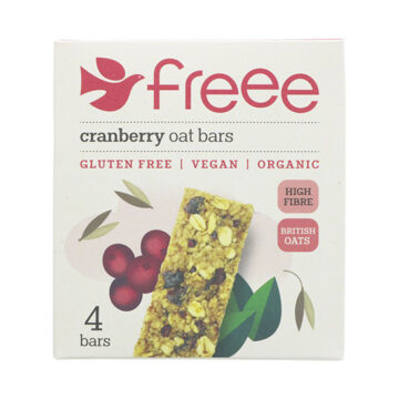 Freee by Doves Farm Cranberry Oat Bars Organic 4 pack