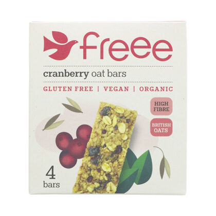 Freee by Doves Farm Cranberry Oat Bars Organic 4 pack