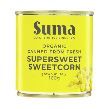 Suma Canned From Fresh Supersweet Sweetcorn 160g