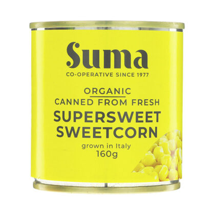 Suma Canned From Fresh Supersweet Sweetcorn 160g