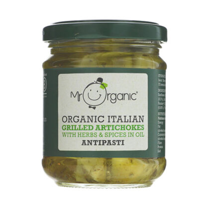 Mr Organic Grilled Artichokes Antipasti 190g