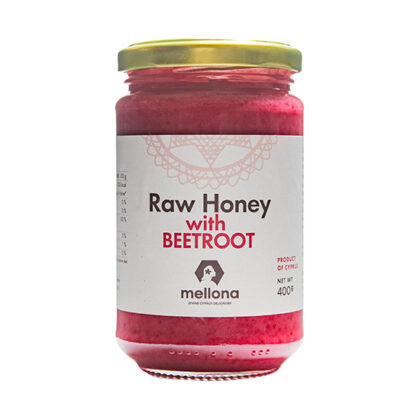 Mellona Raw Honey With Beetroot 400g