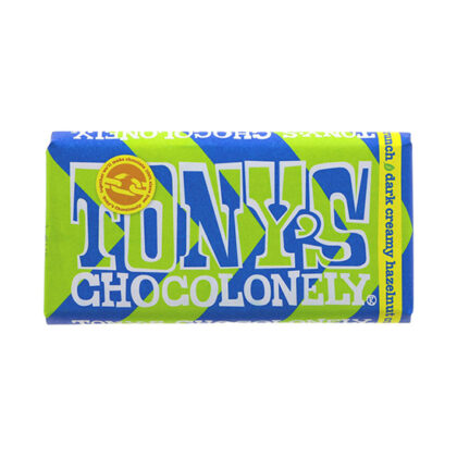 Tony’s Chocolonely Dark Creamy Hazelnut Crunch 180g