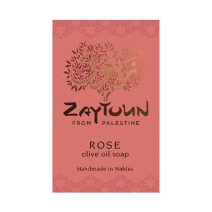 Zaytoun Rose Olive Oil Soap 100g