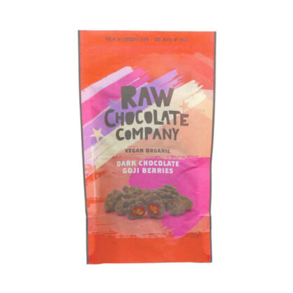 Raw Chocolate Company Dark Chocolate Goji Berries Organic 100g