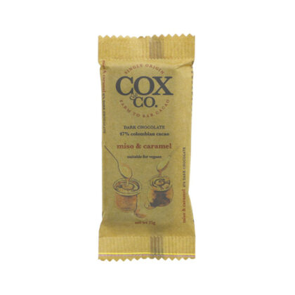 Cox & Co. Dark Chocolate Miso & Caramel 25g