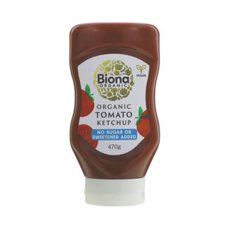 Biona No Sugar or Sweetener Tomato Ketchup 470g