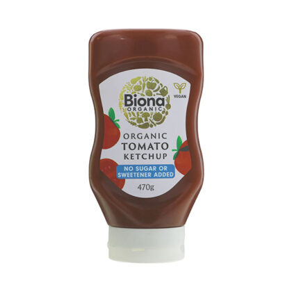 Biona No Sugar or Sweetener Tomato Ketchup 470g
