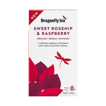 Dragonfly Sweet Rosehip & Raspberry Herbal Infusion 20 bags