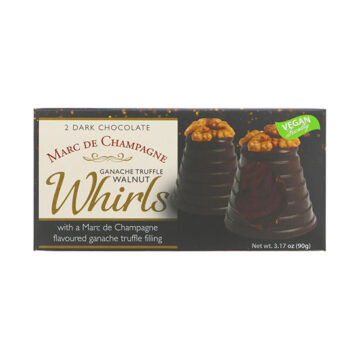 Hadleigh Maid Dark Chocolate Champagne Walnut Whirls 90g