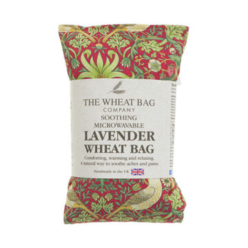 The Wheat Bag Company Lavender Wheat Bag Strawberry Thief Crimson